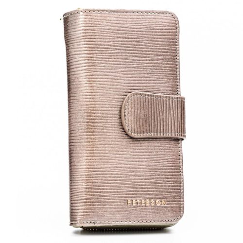  Dámska kožená peňaženka Peterson PTN 76116-PR v sivej farbe s RFID