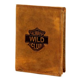  Pánska kožená peňaženka Always Wild AW-N4-GHD hnedá