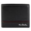  Pánska kožená peňaženka Pierre Cardin YS605 324 čierno-červená 12 x 10 x 3 cm