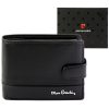  Pánska kožená peňaženka Pierre Cardin YS605 324A čierna 12,5 x 10 x 3 cm