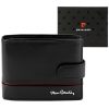  Pánska kožená peňaženka Pierre Cardin YS605 324A čierno-červená 12,5 x 10 x 3 cm
