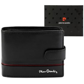    Pánska kožená peňaženka Pierre Cardin YS605 324A čierno-červená 12,5 x 10 x 3 cm