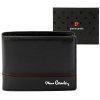  Pánska kožená peňaženka Pierre Cardin YS605 323 čierno-červená 11 x 8,5 x 2,8 cm