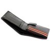  Pánska kožená peňaženka Pierre Cardin YS605 323 čierno-červená 11 x 8,5 x 2,8 cm