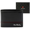  Pánska kožená peňaženka Pierre Cardin YS605 323 čierno-červená 11 x 8,5 x 2,8 cm