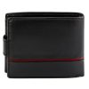  Pánska kožená peňaženka Pierre Cardin YS605 323A čierno-červená 11,5 x 8,5 x 2,8 cm