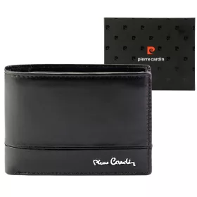    Pánska kožená peňaženka Pierre Cardin YS605 8806 čierna 12 x 9,5 x 3 cm