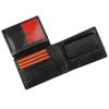 Pánska kožená peňaženka Pierre Cardin YS605 8806 čierno-červená 12 x 9,5 x 3 cm