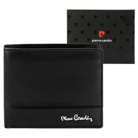    Pánska kožená peňaženka Pierre Cardin YS605 8825 čierna 11 x 9 x 2,8 cm