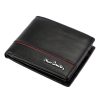  Pánska kožená peňaženka Pierre Cardin YS605 8825 čierno-červená 11 x 9 x 2,8 cm
