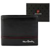  Pánska kožená peňaženka Pierre Cardin YS605 8825 čierno-červená 11 x 9 x 2,8 cm