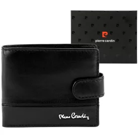    Pánska kožená peňaženka Pierre Cardin YS605 8825A čierna 11,5 x 9 x 2,8 cm