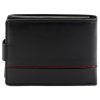  Pánska kožená peňaženka Pierre Cardin YS605 8825A čierno-červená 11,5 x 9 x 2,8 cm