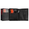 Pánska kožená peňaženka Pierre Cardin YS606 326 čierna 10 x 13 x 3 cm