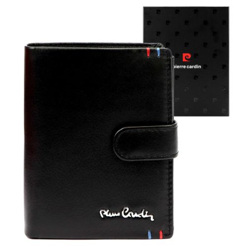  Pánska kožená peňaženka Pierre Cardin YS606 326A čierna 10,5 x 13 x 3 cm