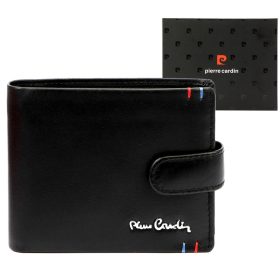    Pánska kožená peňaženka Pierre Cardin YS606 324A čierna 12,5 x 10 x 3 cm