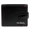  Pánska kožená peňaženka Pierre Cardin YS606 324A čierna 12,5 x 10 x 3 cm