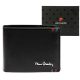  Pánska kožená peňaženka Pierre Cardin YS606 323 čierna 11 x 8 x 2,8 cm
