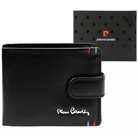    Pánska kožená peňaženka Pierre Cardin YS606 323A čierna 11,5 x 8,5 x 2,8 cm