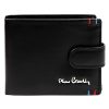  Pánska kožená peňaženka Pierre Cardin YS606 323A čierna 11,5 x 8,5 x 2,8 cm