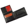  Pánska kožená peňaženka Pierre Cardin YS606 8806 čierna 12 x 9,5 x 3 cm
