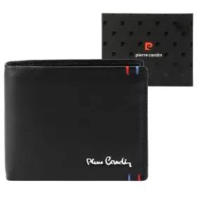    Pánska kožená peňaženka Pierre Cardin YS606 8825 čierna 11 x 9 x 2,8 cm