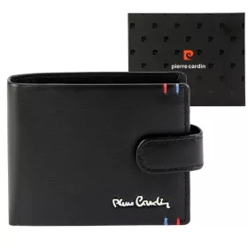    Pánska kožená peňaženka Pierre Cardin YS606 8825A čierna 11,5 x 9 x 2,8 cm