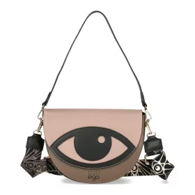    Dámska kožená kabelka cez rameno EGO ES0118S7 130024WL so vzorom 29 x 20 x 9,5 cm