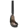  Dámska kožená kabelka cez rameno EGO ES0118S7 130024WL so vzorom 29 x 20 x 9,5 cm