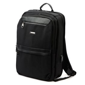    B.Cavalli BC1326 čierny batoh, taška na notebook 30 x 44 x 13 cm