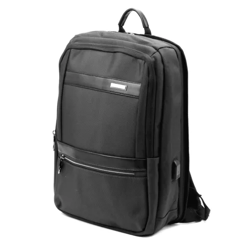  B.Cavalli BC1325 sivý polyesterový batoh 30 x 43 x 13 cm