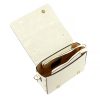  Dámska kožená kabelka EGO ES0023TC 030325WL béžovej farby, taška cez rameno 23 x 16,5 x 10 cm