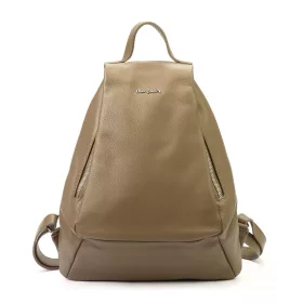    Pierre Cardin FRZ 1750 taupe dámsky kožený batoh 33 x 40 x 13 cm