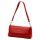  Dámska kožená kabelka cez rameno Pierre Cardin 1983 FRZ červená 27,5 x 13 x 9,5 cm