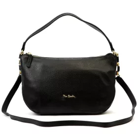   Pierre Cardin 55094 FRZ čierna dámska kožená taška cez rameno 33 x 22 x 9 cm
