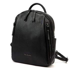    Pierre Cardin 1858 FRZ čierny dámsky kožený batoh 26 x 30 x 11 cm