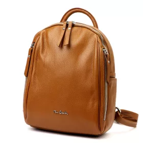    Pierre Cardin 1858 FRZ koňak dámsky kožený batoh 26 x 30 x 11 cm