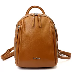    Pierre Cardin 1858 FRZ koňak dámsky kožený batoh 26 x 30 x 11 cm