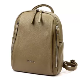    Pierre Cardin 1858 FRZ taupe dámsky kožený batoh 26 x 30 x 11 cm
