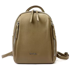    Pierre Cardin 1858 FRZ taupe dámsky kožený batoh 26 x 30 x 11 cm