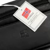  Nordee HP100 čierna pánska taška na opasok z hovädzej kože 23 x 14,5 x 6 cm