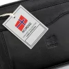  Nordee HP102 čierna pánska taška na opasok z hovädzej kože 21,5 x 14 x 6 cm