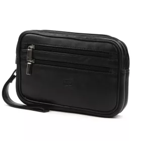    Nordee HP103 čierna pánska taška na opasok z hovädzej kože 23 x 15 x 6 cm