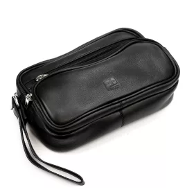   Nordee HP201 čierna pánska taška na opasok z hovädzej kože 24 x 15 x 7,5 cm