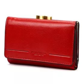    Maťo Grosso 0579-40 RFID červená dámska kožená peňaženka 12 x 8,5 x 3 cm