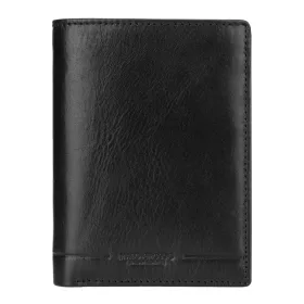    Maťo Grosso 0859-60 RFID čierna pánska kožená peňaženka 9,5 x 12,5 x 2 cm