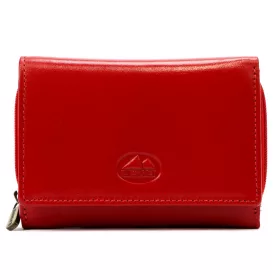    EL FORREST 568-47 RFID červená dámska kožená peňaženka 12,5 x 8,5 x 3,5 cm