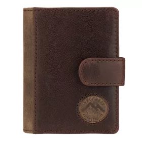    EL FORREST 7000-220 RFID hnedá pánska kožená aktovka 8,5 x 9,5 x 2 cm