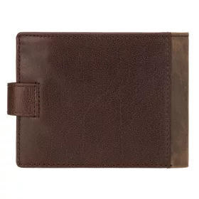    EL FORREST 709-220 RFID hnedá pánska kožená peňaženka 13 x 9,5 x 3 cm