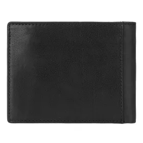    EL FORREST 709/A-610 RFID čierna pánska kožená peňaženka 13 x 9,5 x 3 cm